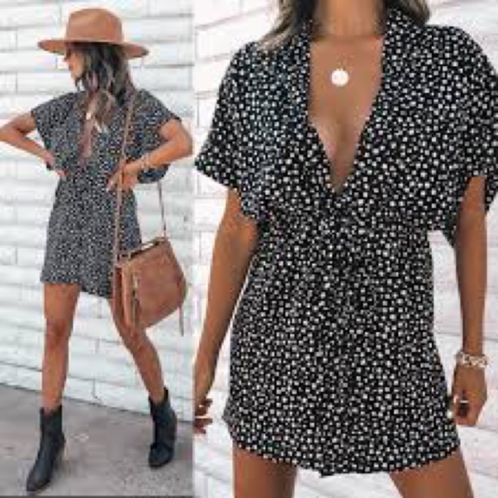 VICI WHITNE FLORAL VERSATILE KIMONO DRESS SMALL